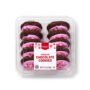 Valentine's Day Pink Frosted Chocolate Cookies